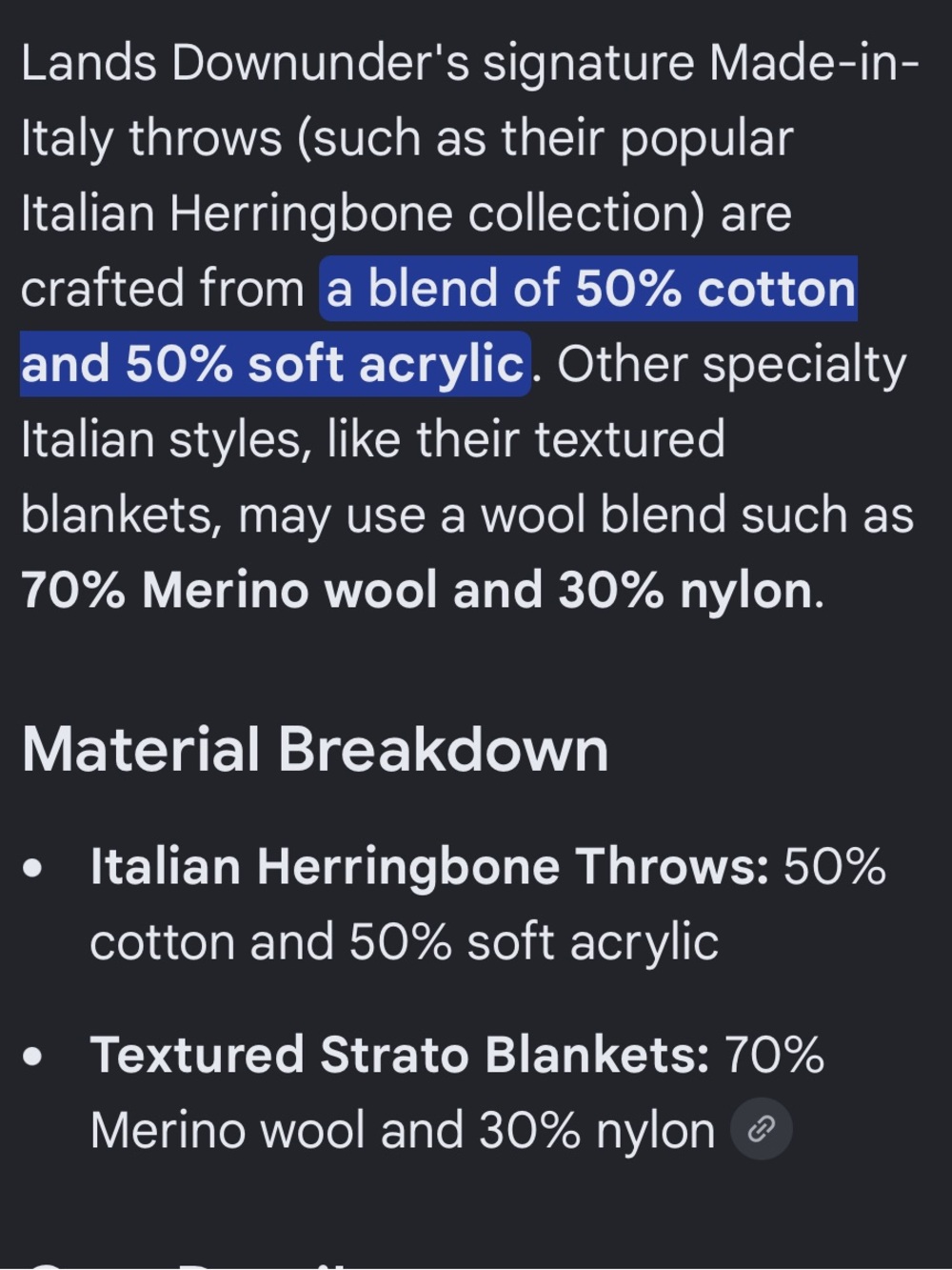 Herringbone Throw - Picture 3 of 4